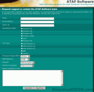 ATAF-Support screenshot